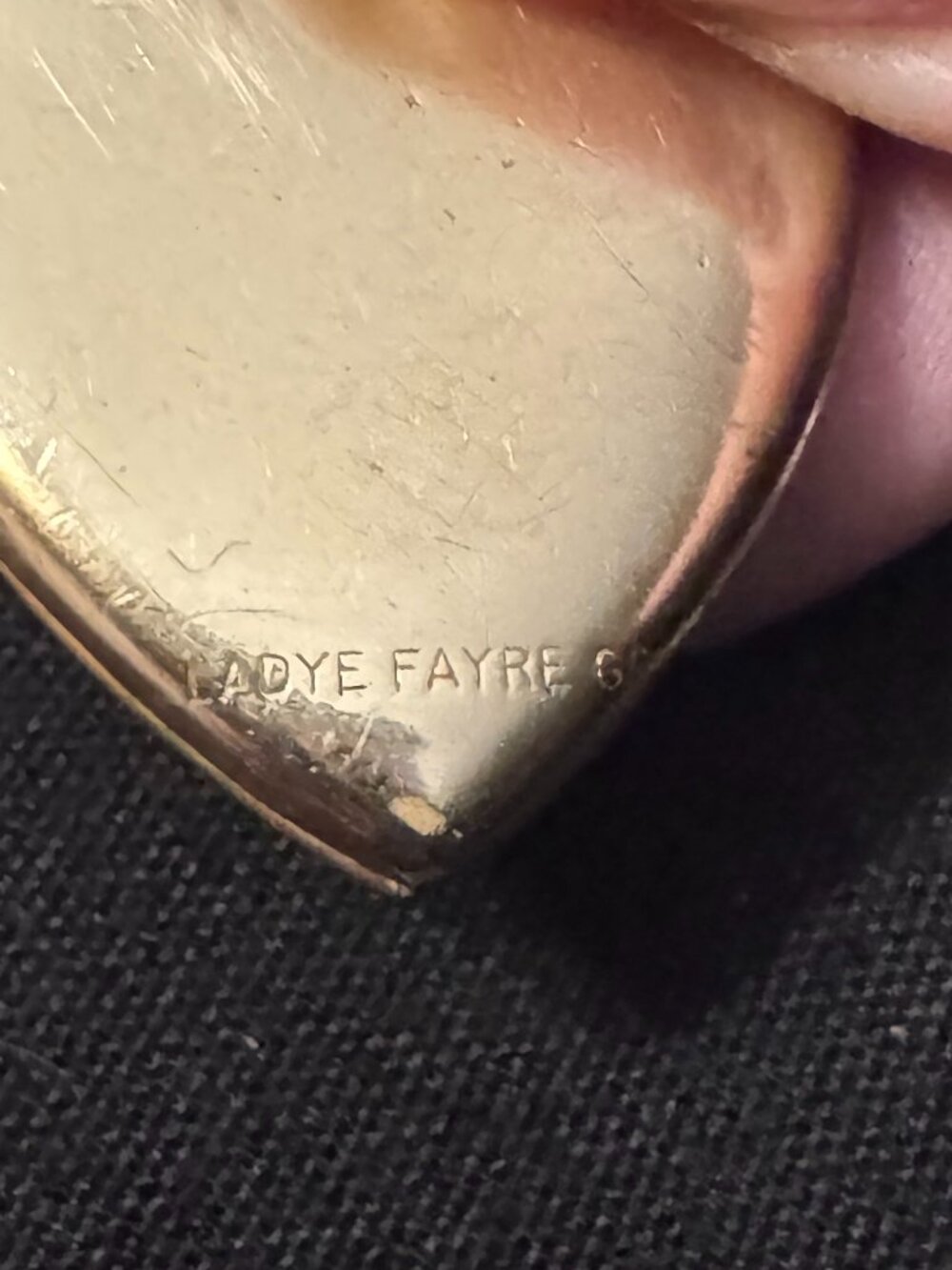 VINTAGE Ladye Fayre Gold Locket - Picture 3 of 6